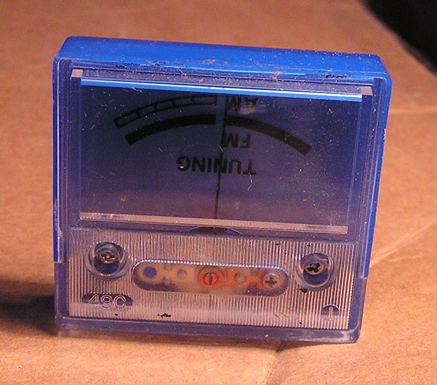5E-201 49C AM/FM tuning gauge, blue