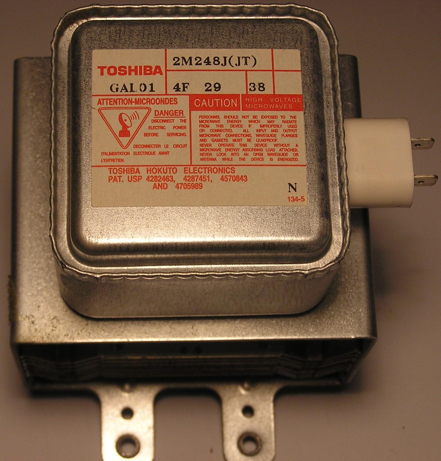 Toshiba 2M248J microwave magnetron Toshiba 2M248J microwave magnetron