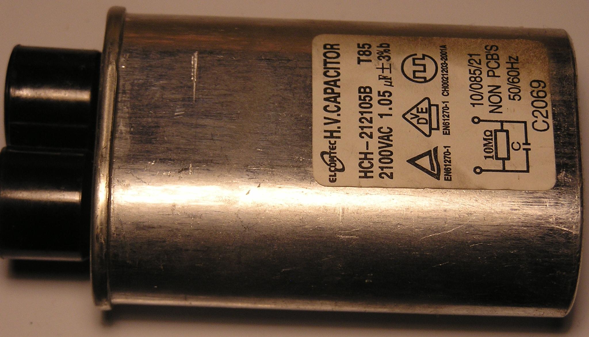 Elcomtec HCH-212105B T85 S 2100VAC 1.05 uF